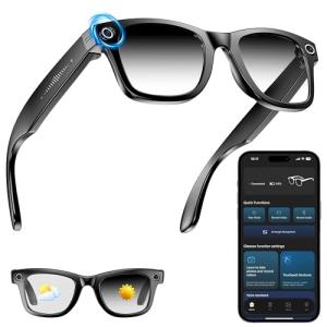 hellibito AI Smart Glasses with 4K Camera