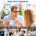 hellibito AI Smart Glasses with 4K Camera