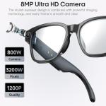 Yowow BIT AI Camera Smart Glasses with 4K Recording