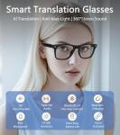 Voogil AI Smart Glasses with Bluetooth & Translator
