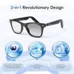 AI Bluetooth Glasses with Smart Audio and Translation