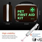 Pet First Aid Kit with Thermometer and Tick Remover