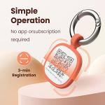 Red Pawaii Pet ID Tag for Dogs and Cats