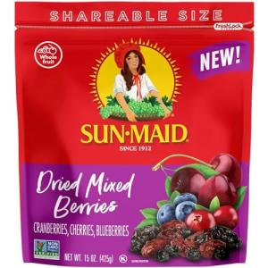 Sun-Maid Zero Sugar Dried Mixed Berries Snack