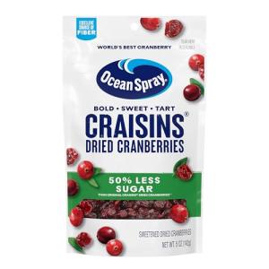 Reduced Sugar Dried Cranberries, 5 Ounce