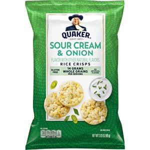 Quaker Sour Cream & Onion Rice Chips, 85g