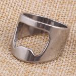 Stainless Steel Bottle Opener Ring for Beer Lovers