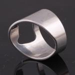 Stainless Steel Bottle Opener Ring for Beer Lovers