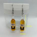 Yungqi Handmade Beer Bottle Earrings for Women