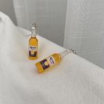 Yungqi Handmade Beer Bottle Earrings for Women