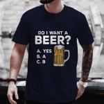Funny Beer Print T-shirt for Men