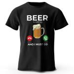 Beer Is Calling Funny Graphic Men's T-Shirt
