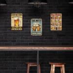 Funny Vintage Beer Metal Sign for Bars