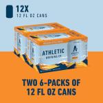 Athletic Brewing Wit's Peak Non-Alcoholic Beer 12-Pack
