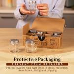 Mason Jar Shot Glasses with Lids – Set of 8