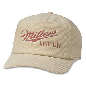 Miller High Life Adjustable Corduroy Baseball Cap