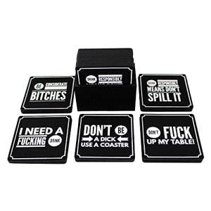 Summit One Funny Drink Coasters, Set of 10