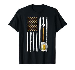 American Flag Craft Beer Lovers T-Shirt