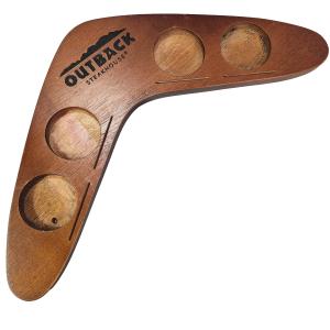 Outback Steakhouse Wooden Beer Flight Tray