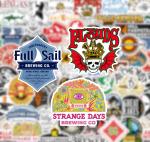Matte Vinyl Craft Beer Sticker Pack - 25/50 Pieces