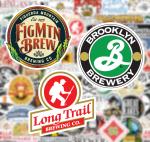 Matte Vinyl Craft Beer Sticker Pack - 25/50 Pieces