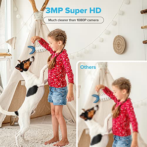 2K Smart Security Camera with Motion Detection