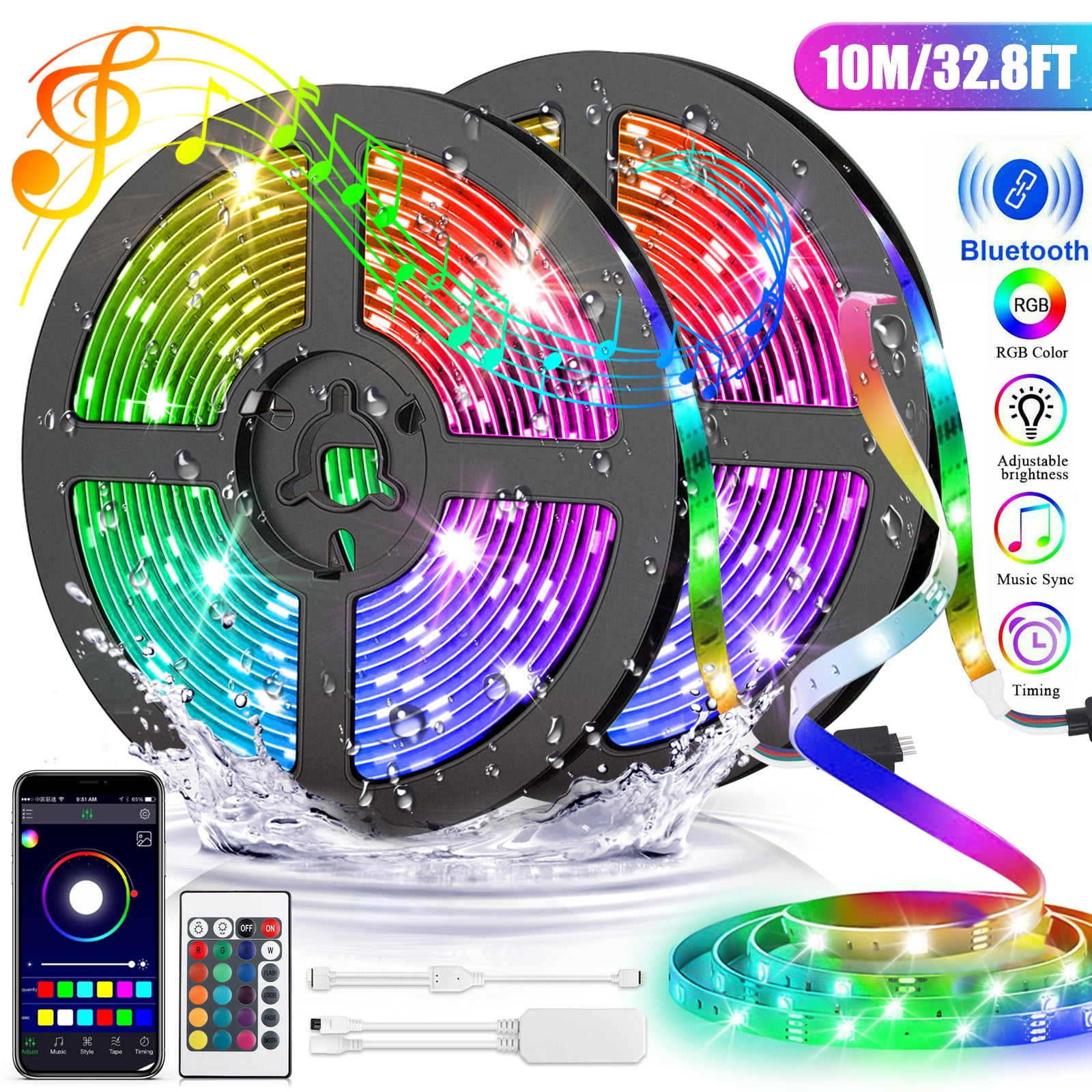 Smart WiFi RGB LED Light Strip Kit