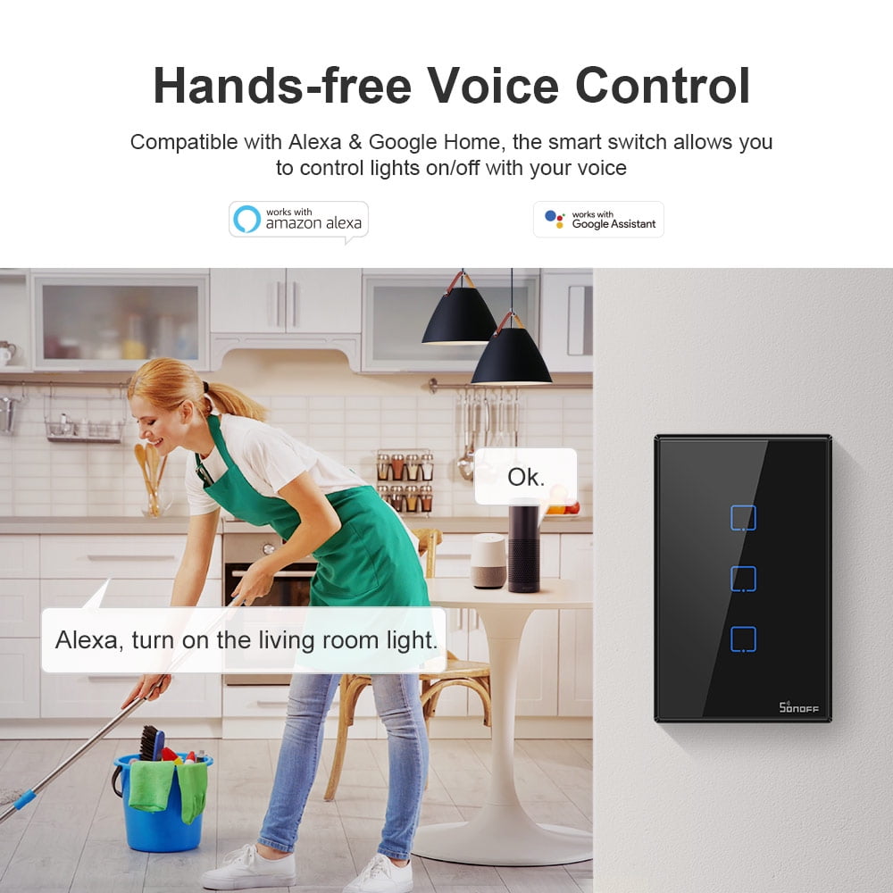 SONOFF TX-T3 Smart Wi-Fi Touch Light Switch