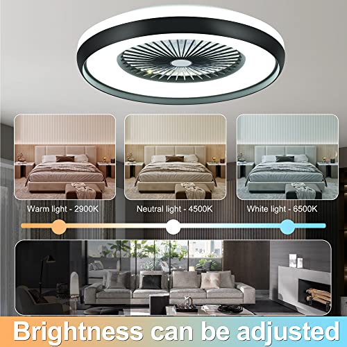 Smart Bladeless Ceiling Fan with LED Lighting
