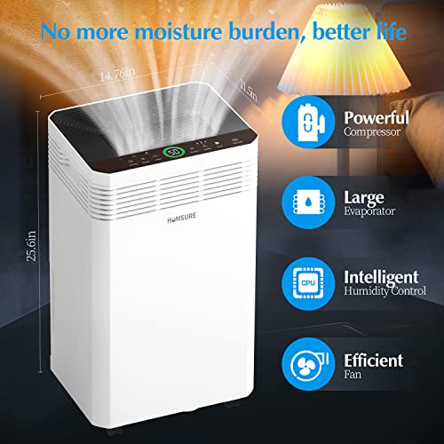 HUMSURE Smart High Capacity Dehumidifier with Pump