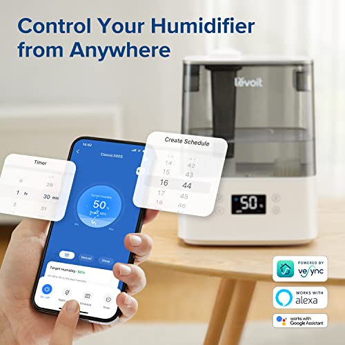 LEVOIT 6L Smart Humidifier with Alexa Control