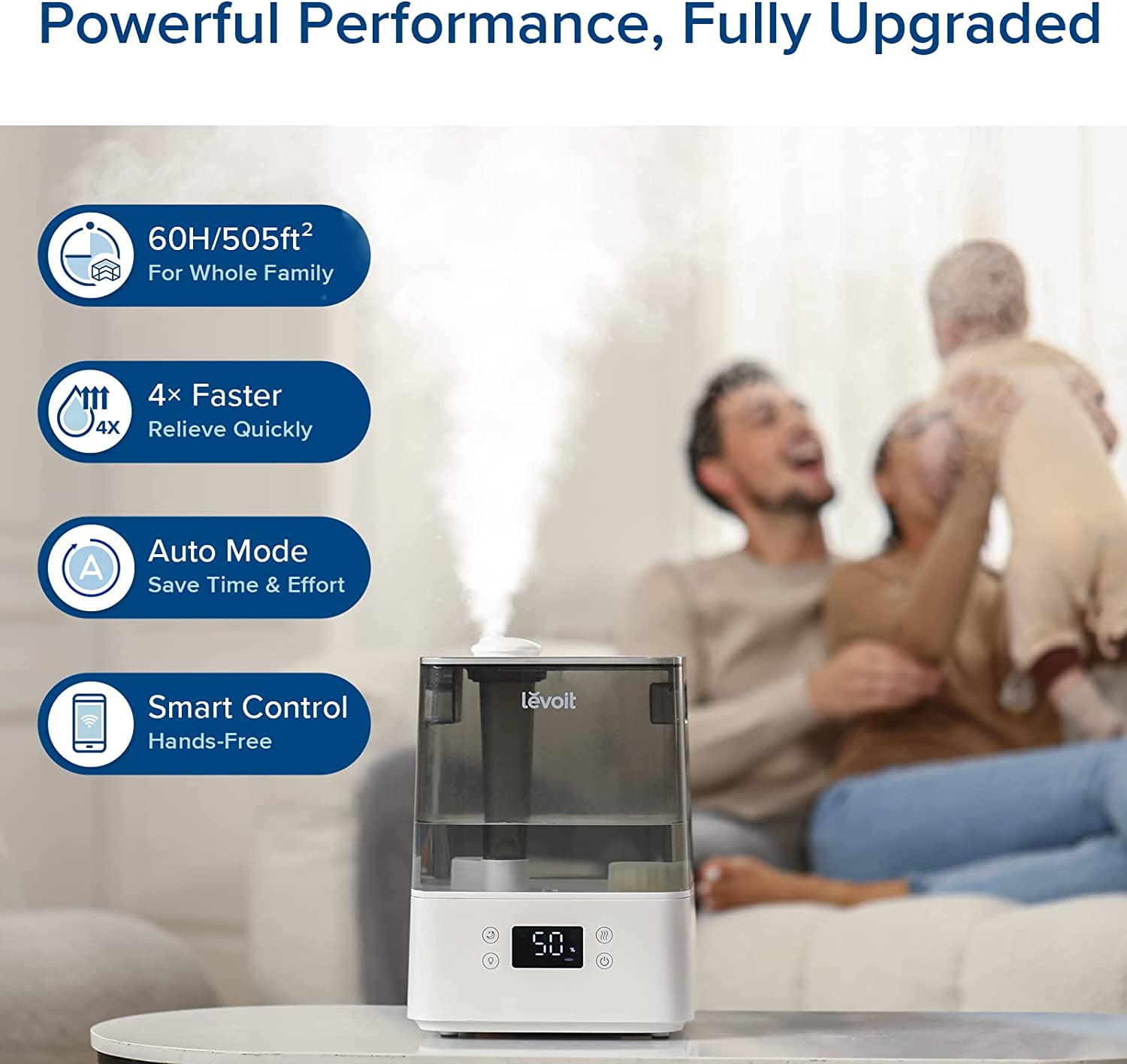 LEVOIT 6L Top Fill Cool Mist Humidifier