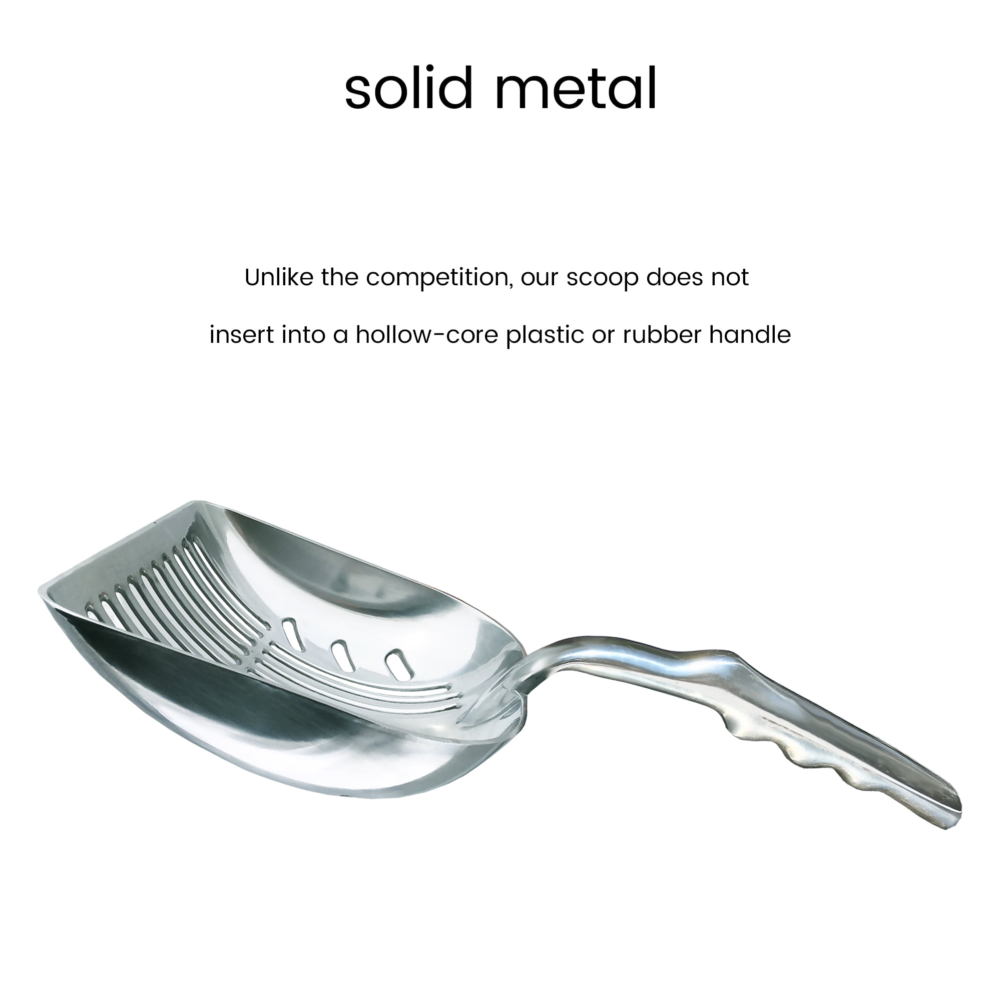DuraScoop Metal Cat Litter Scoop