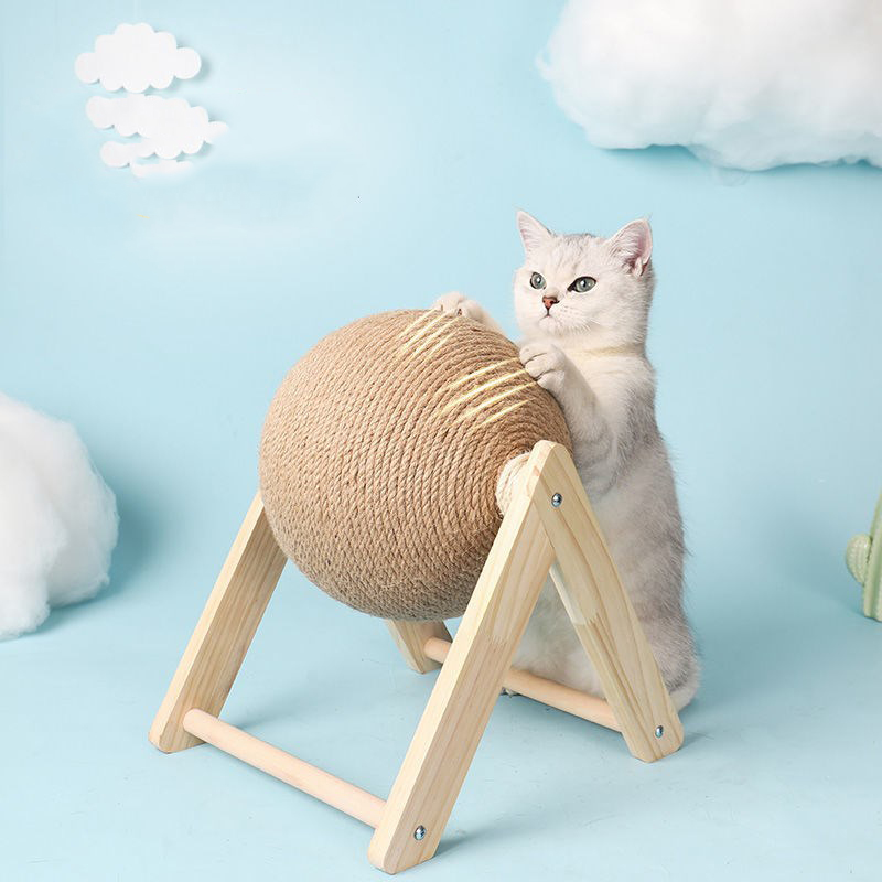 Sisal Cat Scratching Ball Toy Set