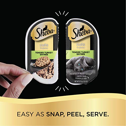 Sheba Wet Cat Food Twin Tray Chicken Alfredo