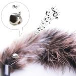 Interactive Cat Feather Teaser Wand Toy Set