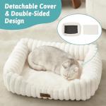 Soft Orthopedic Cat Sofa Bed with Faux Fur