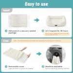 Soft Orthopedic Cat Sofa Bed with Faux Fur