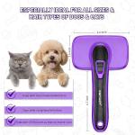 Self-Cleaning Slicker Brush for Cats and Dogs
