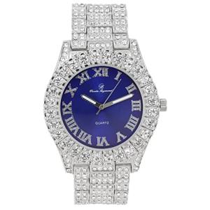 Charles Raymond Diamond Bling Men's Watch, Royal Blue