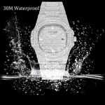 PINTIME Luxury Diamond Watch for Men and Women