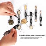 Stackable Magnetic Measuring Spoons Set in Stainless Steel