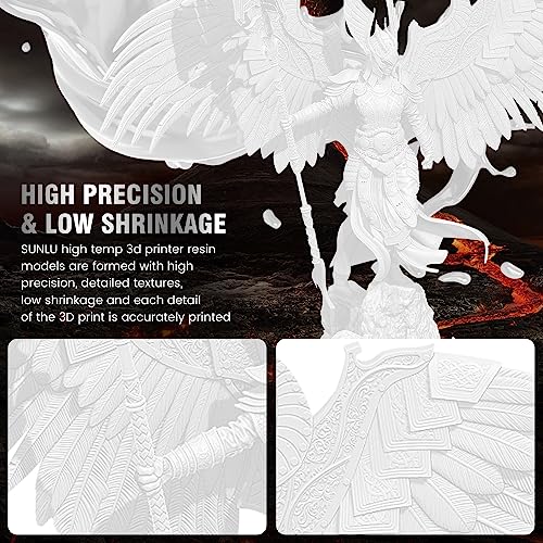 High Temp Fast Curing 3D Printer Resin 2KG