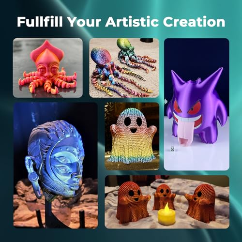 Dual Color PLA Filament Bundle for 3D Printing