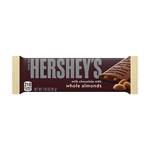 HERSHEY'S Milk Chocolate Almond Candy Bars 36 Count