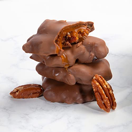 Milk Chocolate Caramel Pecan Clusters Gift Tin