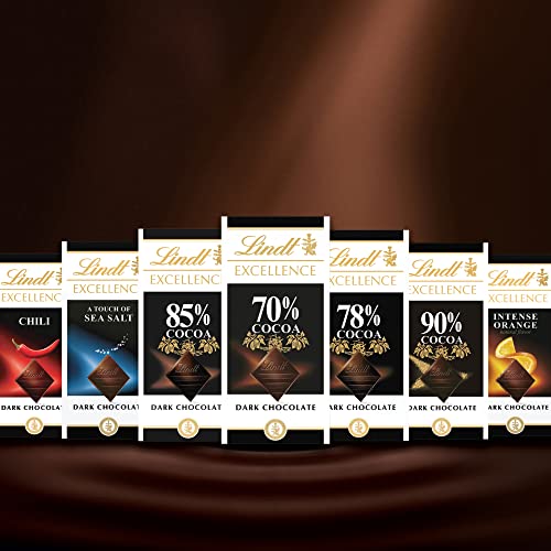 Lindt Supreme 90% Dark Chocolate Bars – 12 Pack