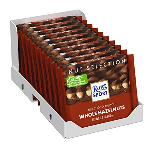 Ritter Sport Milk Chocolate with Whole Hazelnuts
