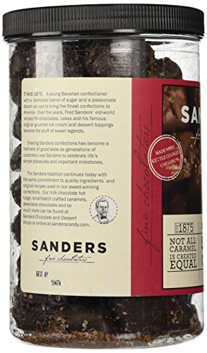 Sanders Dark Chocolate Sea Salt Caramels 36 oz