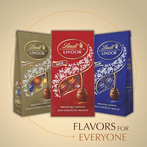 Lindt LINDOR White Chocolate Truffles, 60 Count